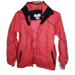 Columbia Omni Tech Interchange Bugaboo Jacket Youth Size 14/16 LIGHT STAINING
